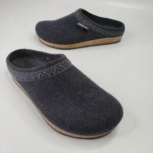 Stegmann Men's Wool Clogs Original 108 Gray Slip On Comfort Size 8